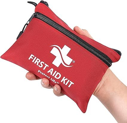 First Aid Kit - 100 Piece - Small First Aid Kit for Camping, Hiking, Backpacking, Travel, Vehicle... | Amazon (US)