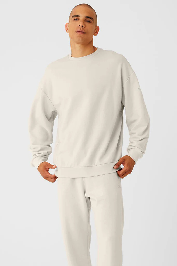Chill Crew Neck Pullover - Bone | Alo Yoga (US)