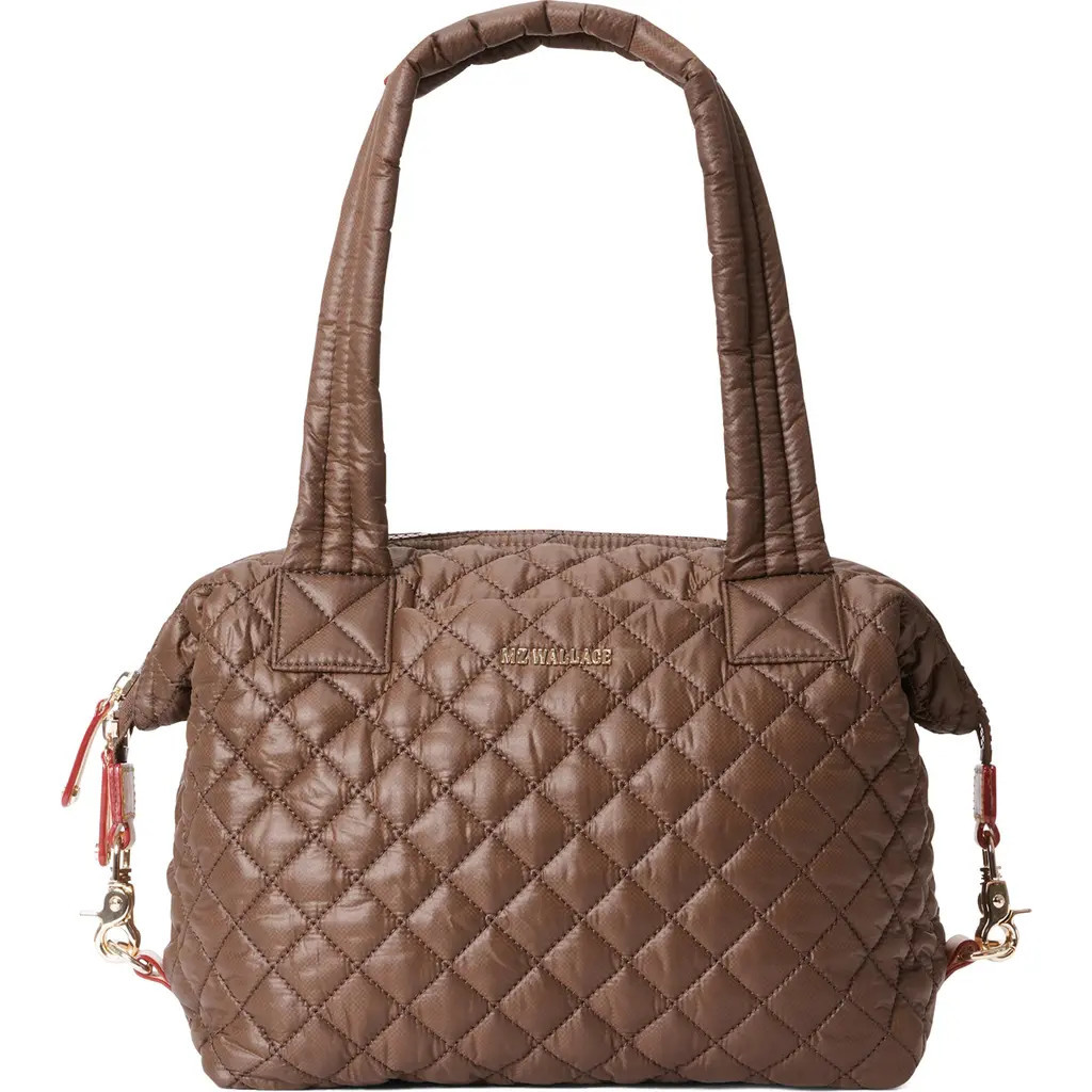 MZ Wallace Medium Sutton Deluxe Tote in Walnut at Nordstrom | Nordstrom
