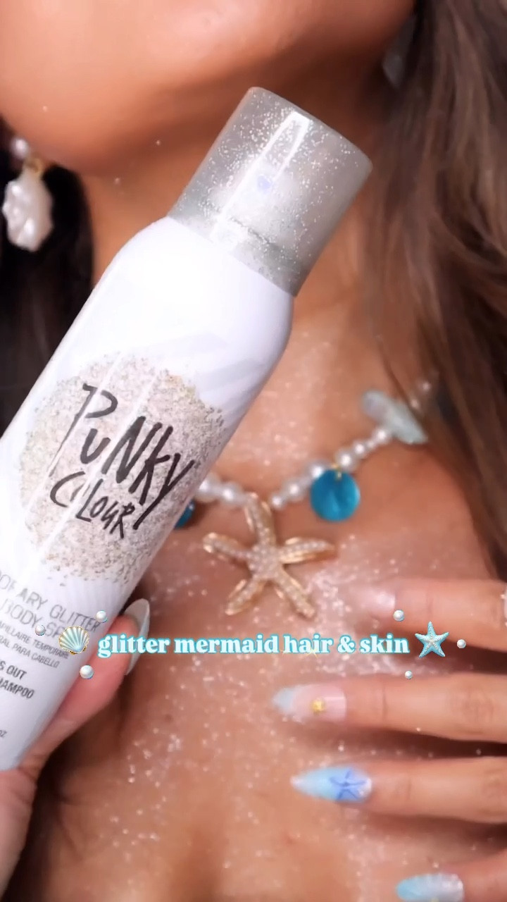 Mermaid Glitter hair & body spray 

#LTKBeauty #LTKStyleTip #LTKSummerEdit