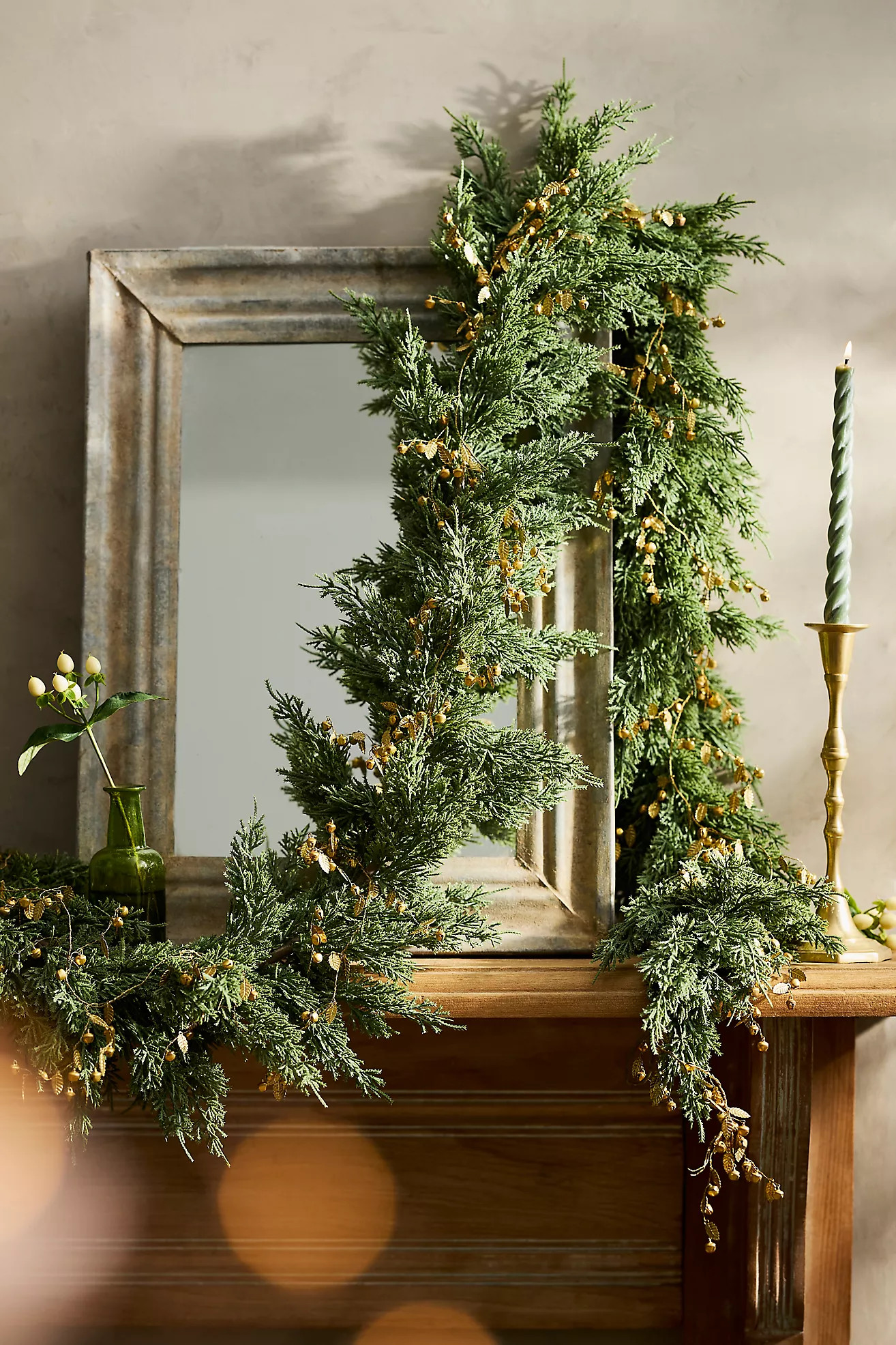 Faux Juniper Garland | Anthropologie (US)