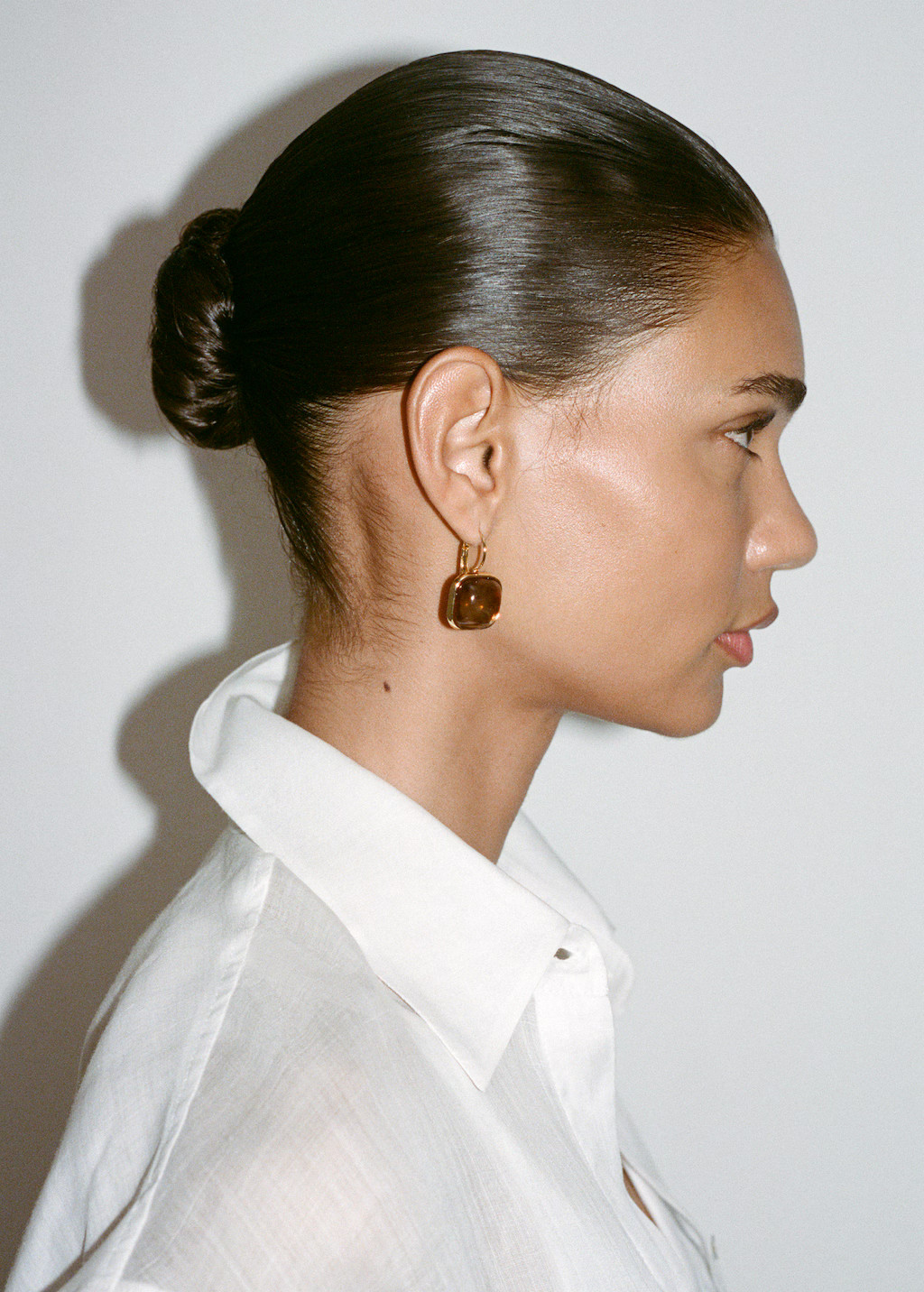 Square resin earrings | Mango (US/MX/AU)