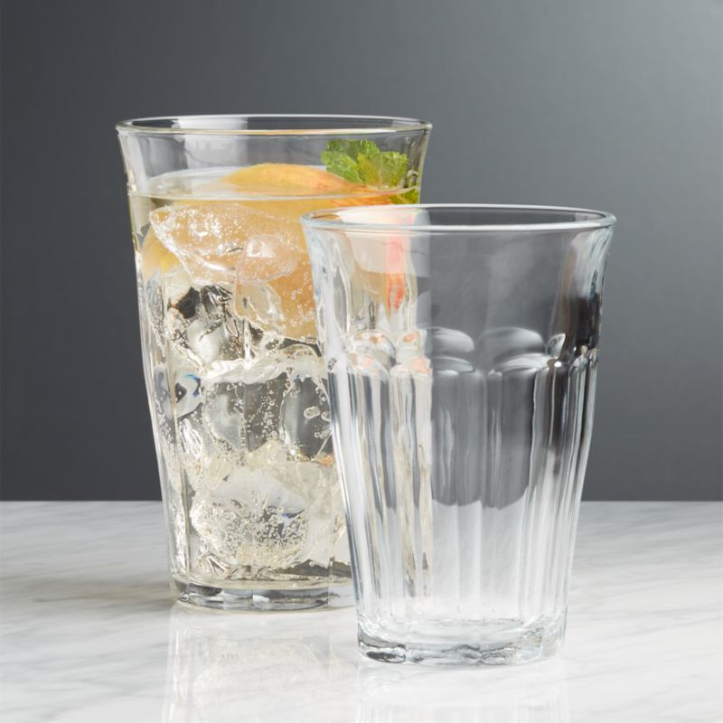 Duralex Picardie Glasses | Crate and Barrel | Crate & Barrel