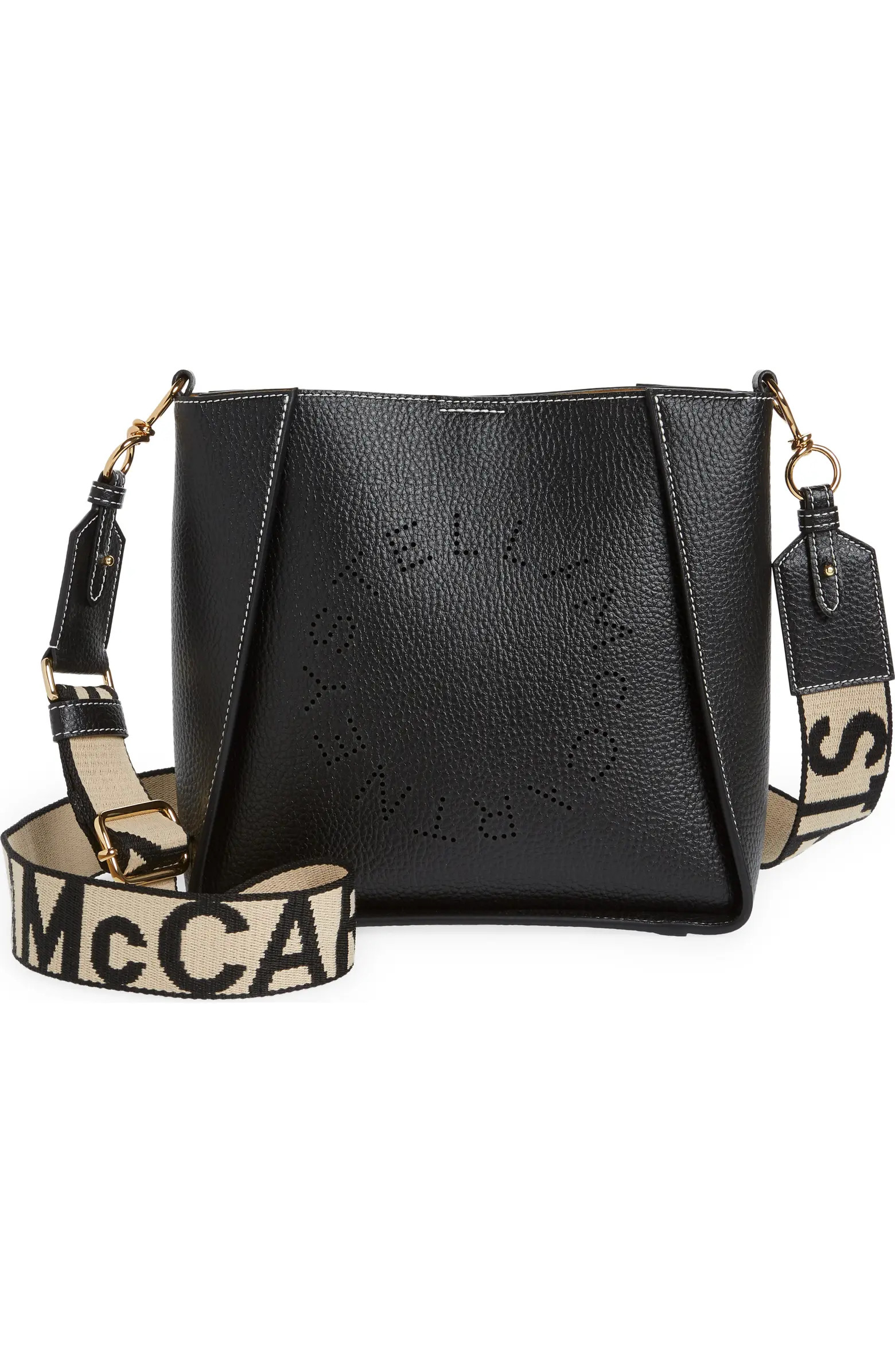 Perforated Logo Mini Faux Leather Crossbody Bag | Nordstrom