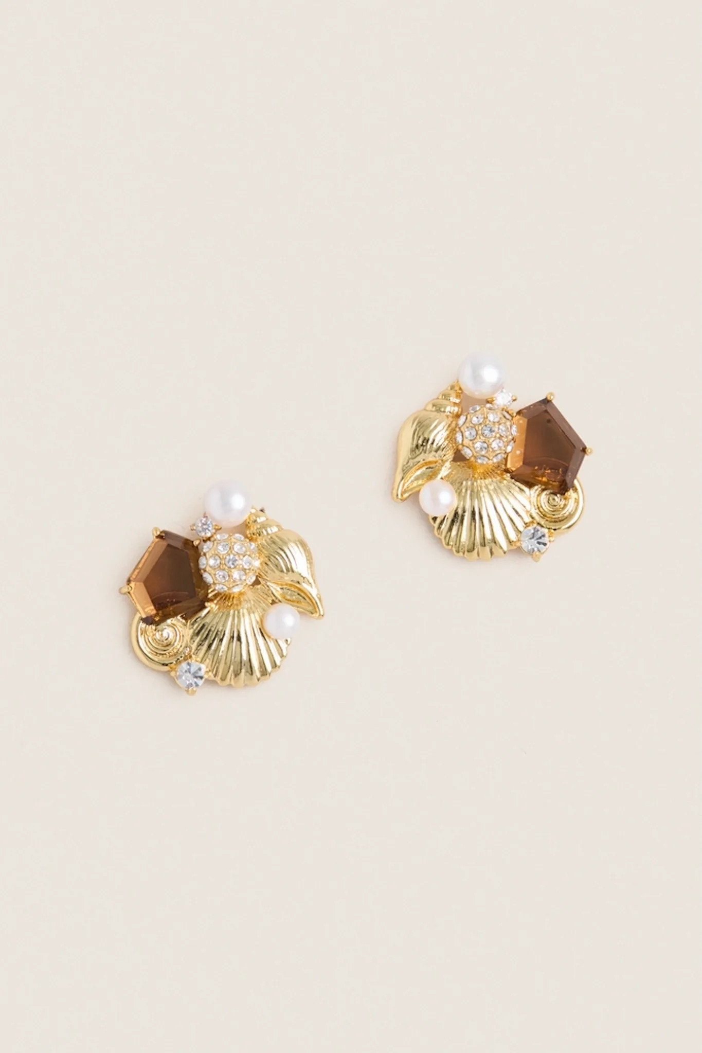 Gold Majolica Earrings | Tuckernuck (US)