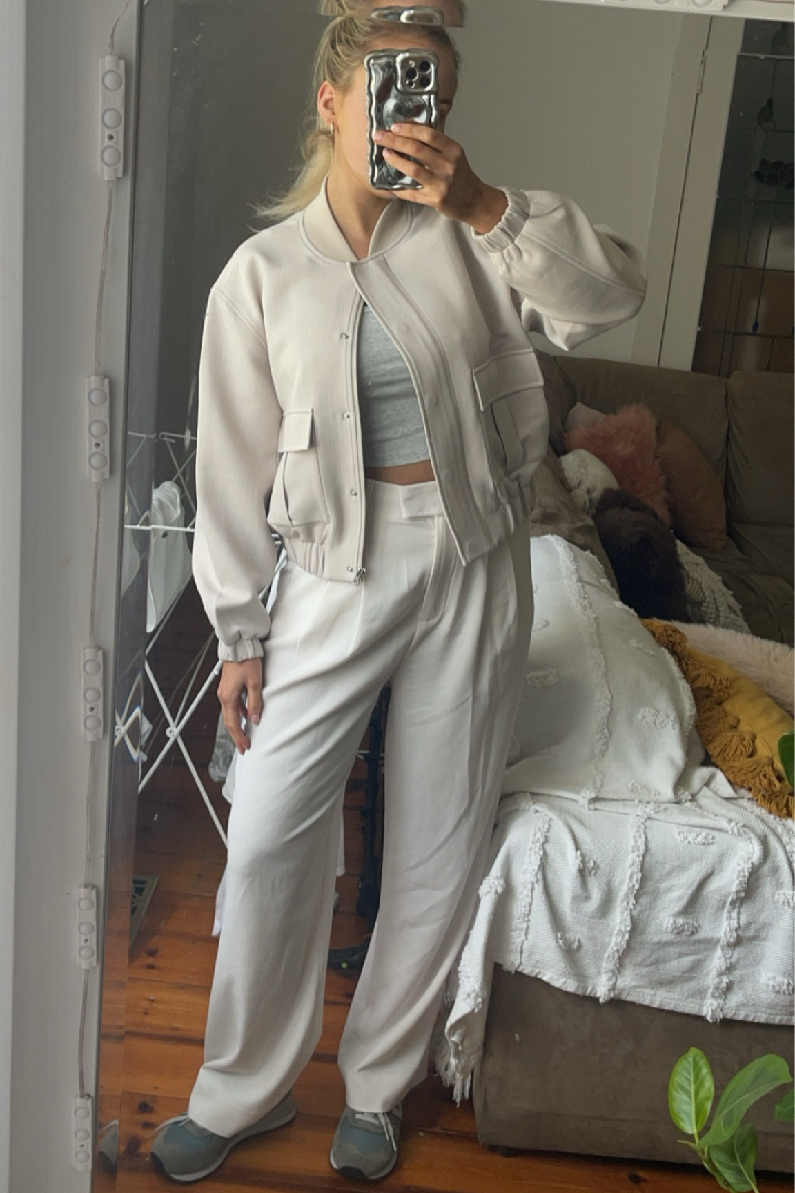 Beige spring fall look #bomber #jacket 

#FashionMonth #LTKstyletip #LTKaustralia