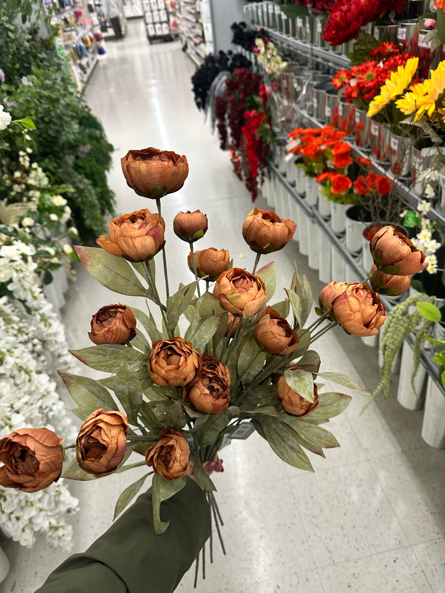 Brown peony flowers from Michael’s 

#LTKHome
