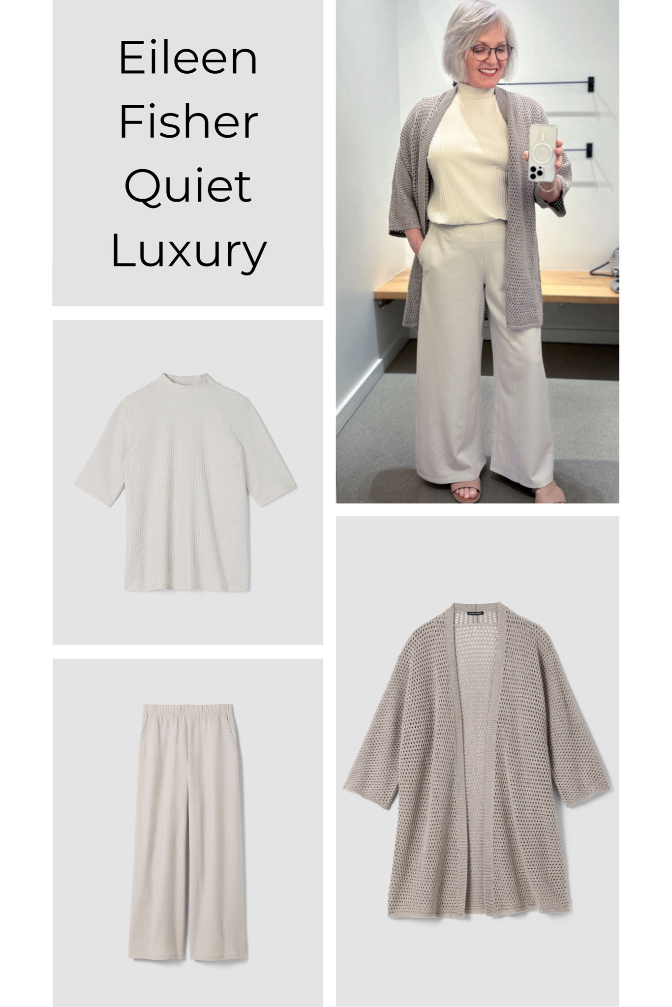Fall Outfit Inspiration:

All items from Eileen Fisher

#fashion #fashionover50 #fashionover60 #fallfashion #falloutfit #transitionoutfit #eileenfisher #quietluxury #straightlegdenim #cardigan #woolpants #coolneutrals 

#LTKOver40 #LTKSeasonal #LTKStyleTip
