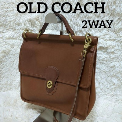 Vintage COACH Willis 9927 Brown Glove Tanned Leather Handle Purse w/ Strap  | eBay | eBay US