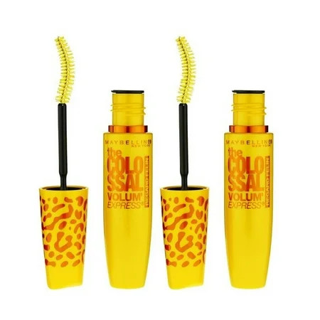 Maybelline Volum' Express The Colossal Cat Eyes Waterproof Mascara, Glam Black, 2 Pack | Walmart (US)