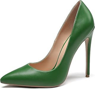 Mettesally Women's Stilettos Sexy High Heel Pumps Fashion Pointed Toe Slip On Wedding Office Dres... | Amazon (US)