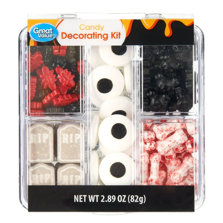 Great Value Spooky Halloween Candy Decorating Kit, 2.89 oz. - Walmart.com | Walmart (US)