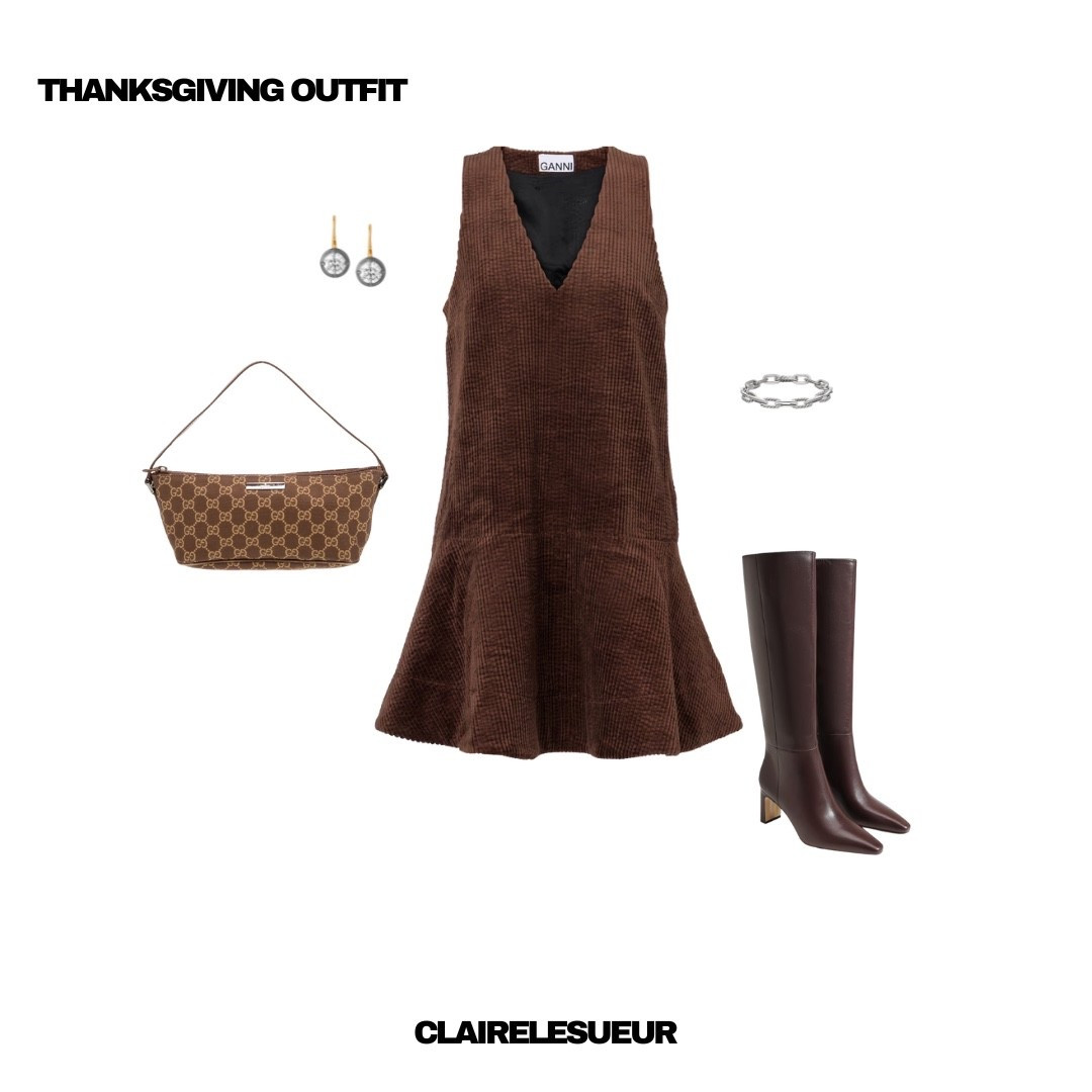 Thanksgiving outfit/look! Loving this simple but chic corduroy Ganni dress paired with boots or heels. Would be cute with a white, brown or black turtleneck underneath.

#ganni #gannidress #boots #thanksgiving #thanksgivinglook #thanksgivingoutfit #holidays #dorsey #davidyurman 




#LTKHoliday #LTKSeasonal