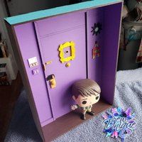 Monica's Purple Door From Friends Open Shadow Box Or Key Holder | Etsy (US)