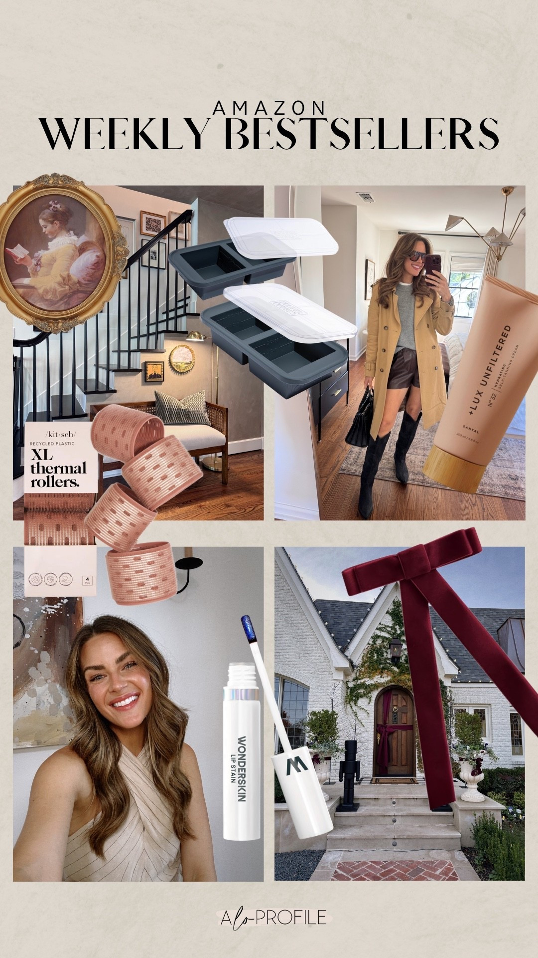 AMAZON WEEKLY BESTSELLERS✨
1. Souper Cubes
2. Lip Stain (shade: Lovely)
3. Sippy Cup
4. Hair Rollers 
5. Vintage Inspired Frame
6. Tanning Lotion
7. Ribbon


#LTKHome #LTKBeauty #LTKFamily