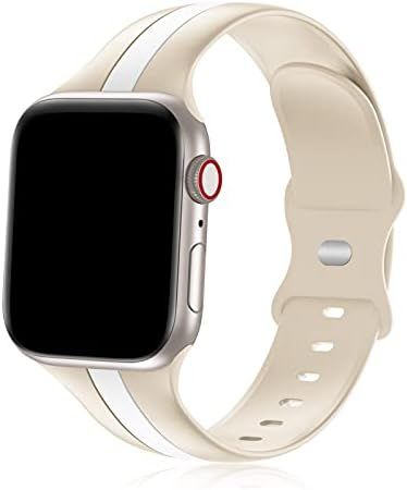 iWabcertoo Designer Sport Bands Compatible with Apple Watch Bands 38mm 40mm 41mm Women and Men,So... | Amazon (US)