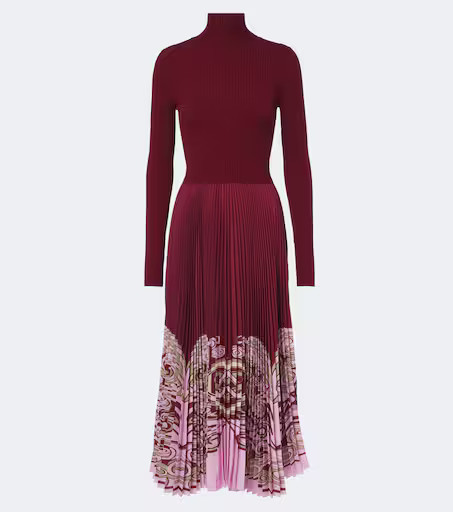 La DoubleJ Kells pleated turtleneck maxi dress | Mytheresa (US/CA)