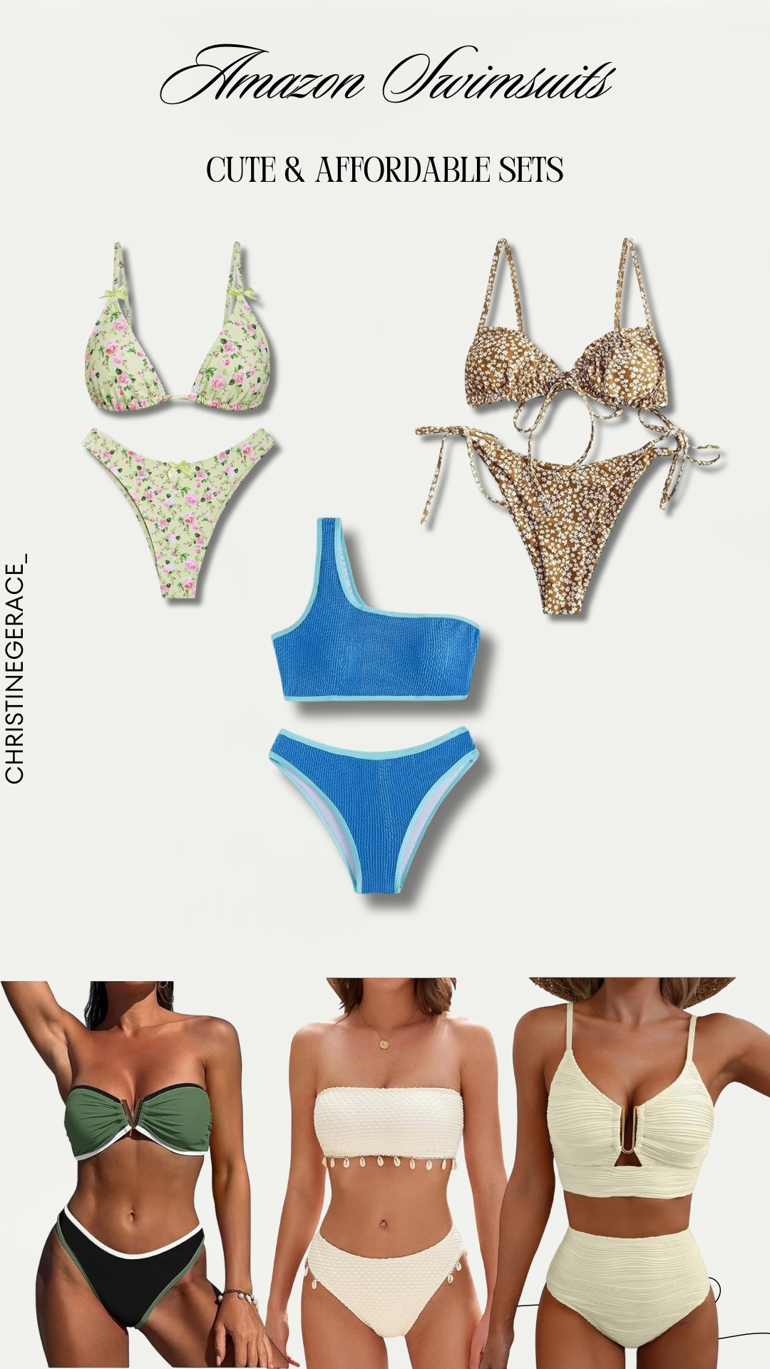 Amazon swimwear favorites super cute and affordable for spring break, summer & vacation !! 



#LTKStyleTip #LTKSwim #LTKFindsUnder50