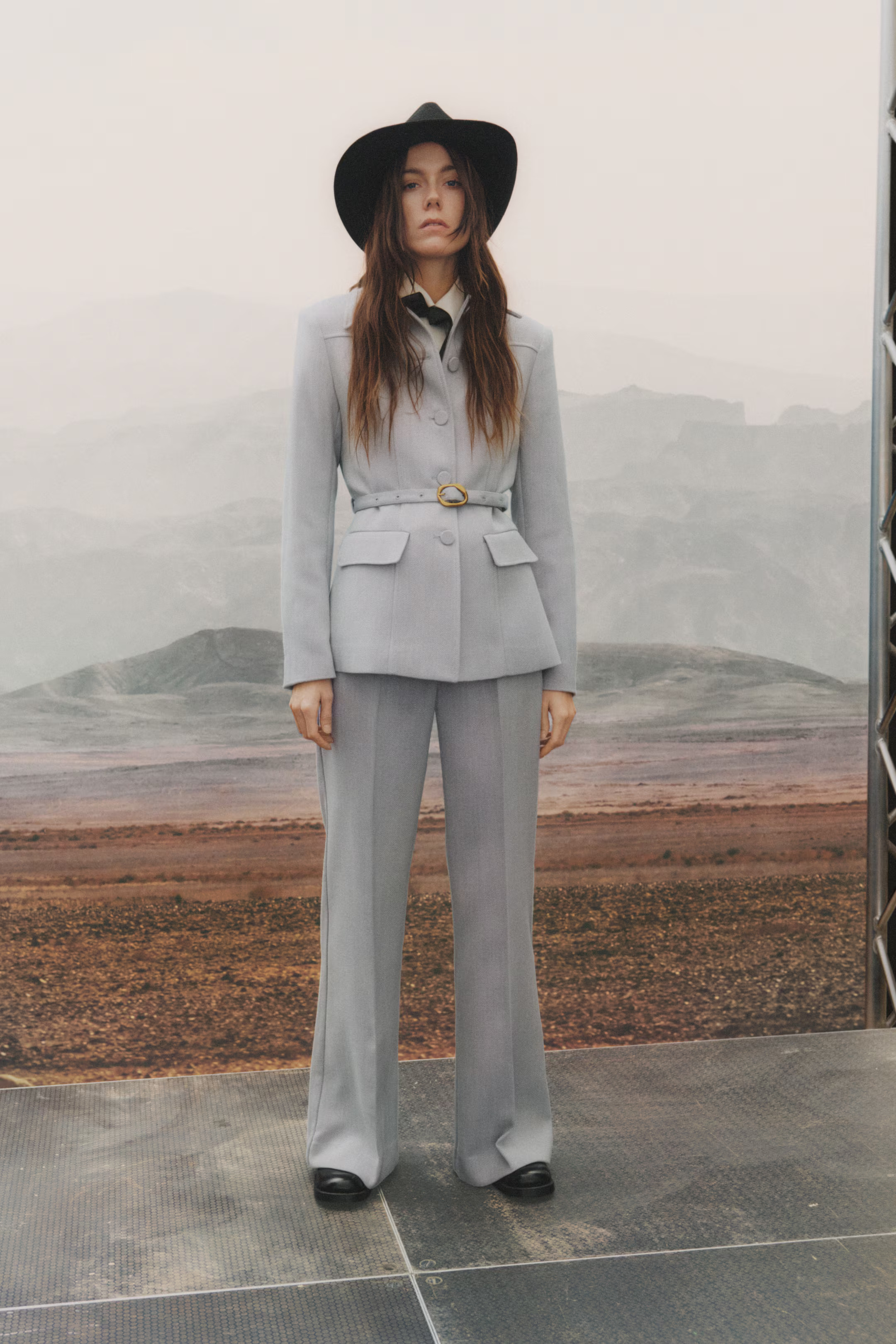 Belted twill jacket | H&M (UK, MY, IN, SG, PH, TW, HK)