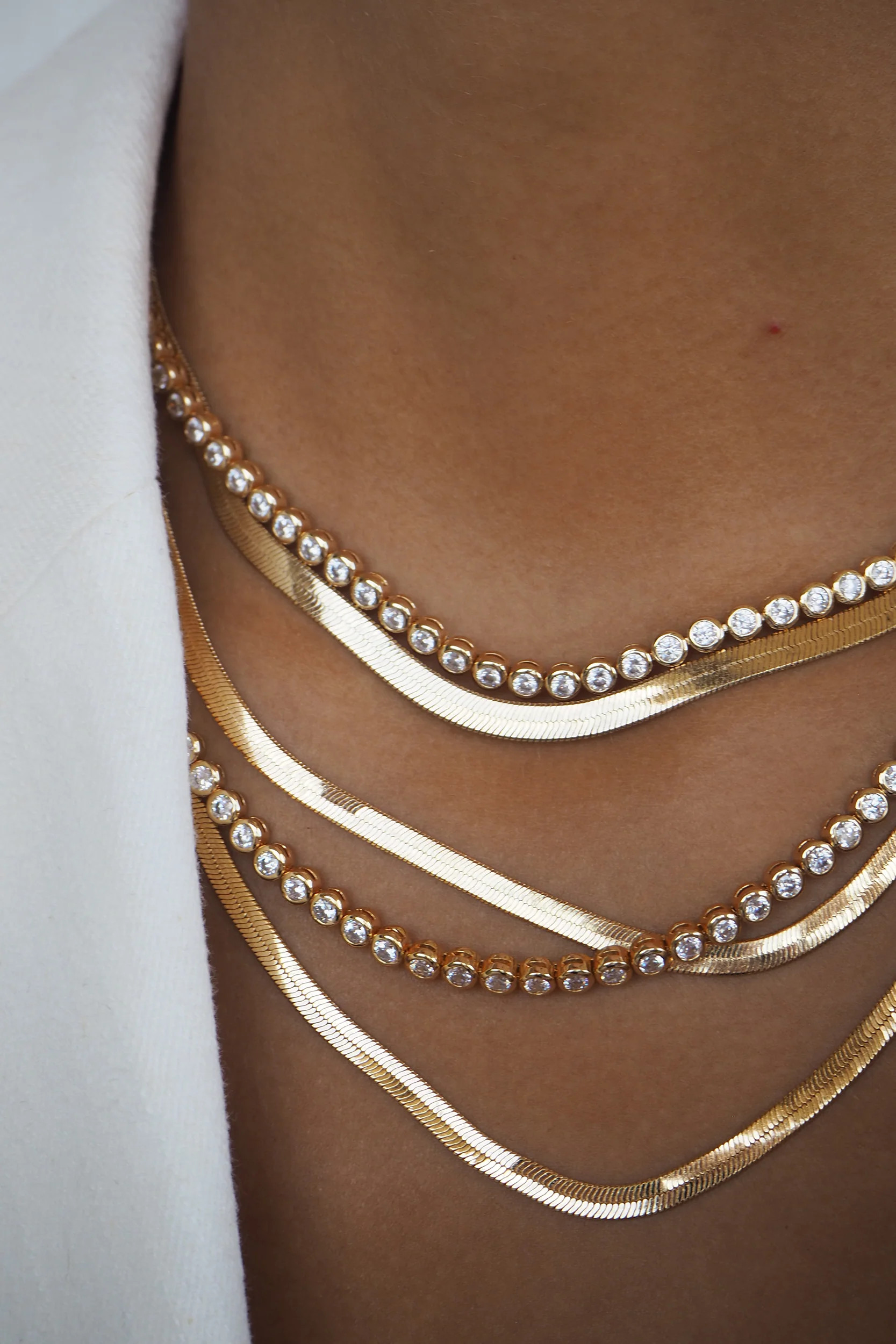 Reese Tennis Necklace | Lili Claspe