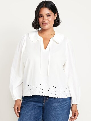 Ruffle-Collar Top | Old Navy | Old Navy (US)