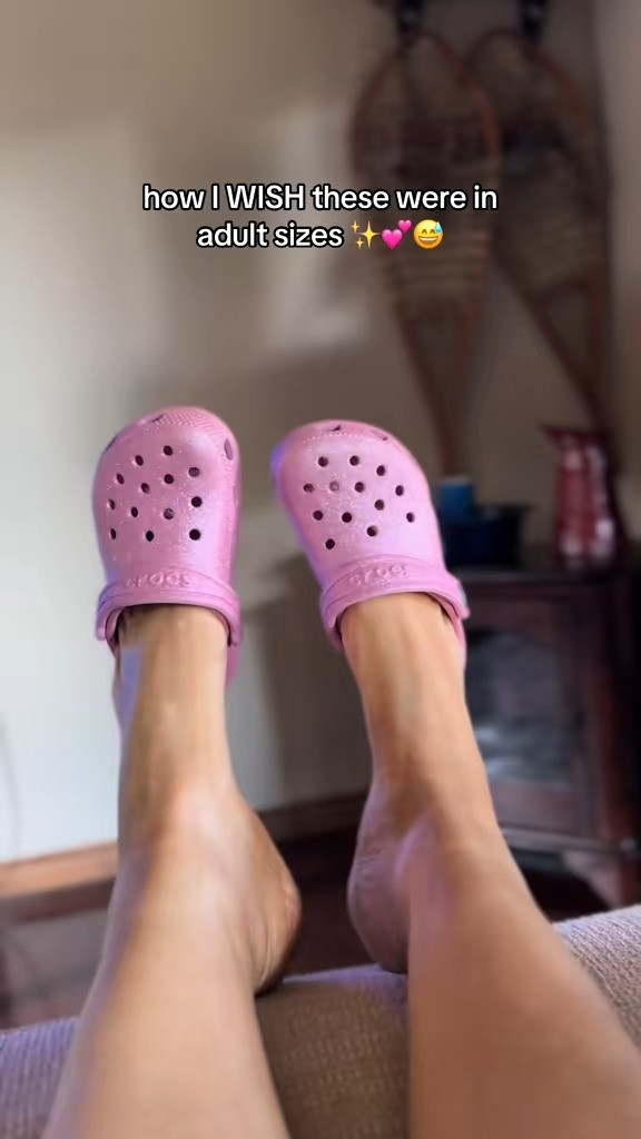 I'm not even kidding—i'd wear these if they made them in my size! The glitter, the
colors, the little charms... these kids Crocs are everything. My daughter's living her sparkly shoe dreams and I'm just over here jealous.

#LTKHoliday #LTKdayinmylife #LTKGiftGuide