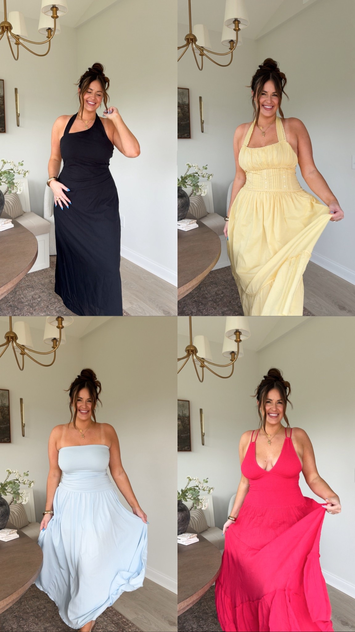 Sharing 100 dresses this summer as a size 10/12 🌼🤍🍓

yellow — wearing 10
pink — wearing large 
black — wearing 10 
blue — medium tall




Secret Lives of Mormon Wives, Summer Outfits

#LTKStyleTip #LTKMidsize #LTKSummerEdit