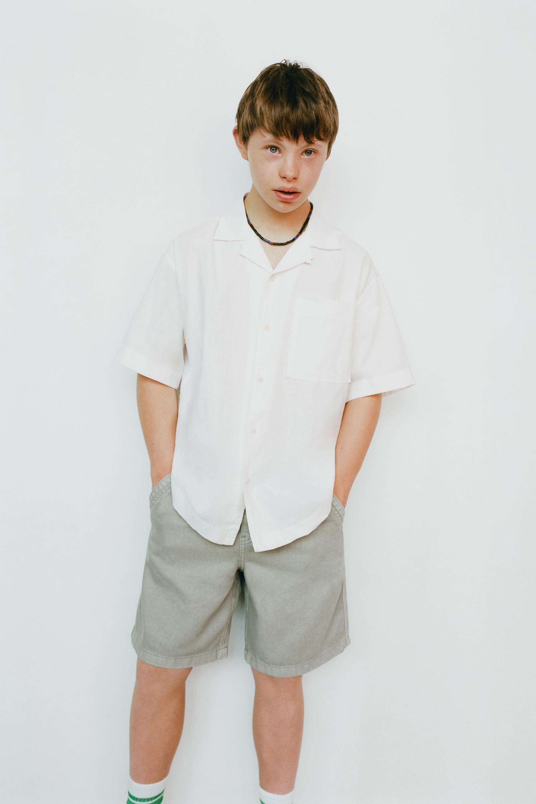 COTTON LINEN BLEND SHIRT | Zara US