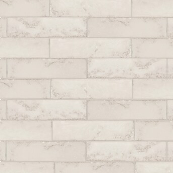 Boutique Ceramic Stone Hearth White 3-in x 12-in Glazed Ceramic Subway Wall Tile (0.242-sq. ft/ Piece) | Lowe's