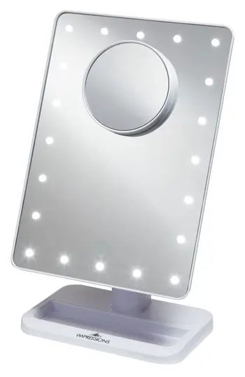 Impressions Vanity Co. Touch Xl Dimmable Led Makeup Mirror With Removable 5X Mirror, Size One Size - White | Nordstrom