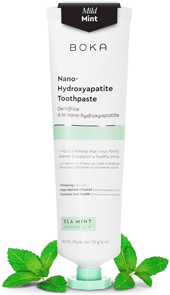 Boka Fluoride Free Toothpaste - Nano Hydroxyapatite, Remineralizing, Sensitive Teeth, Whitening -... | Amazon (US)