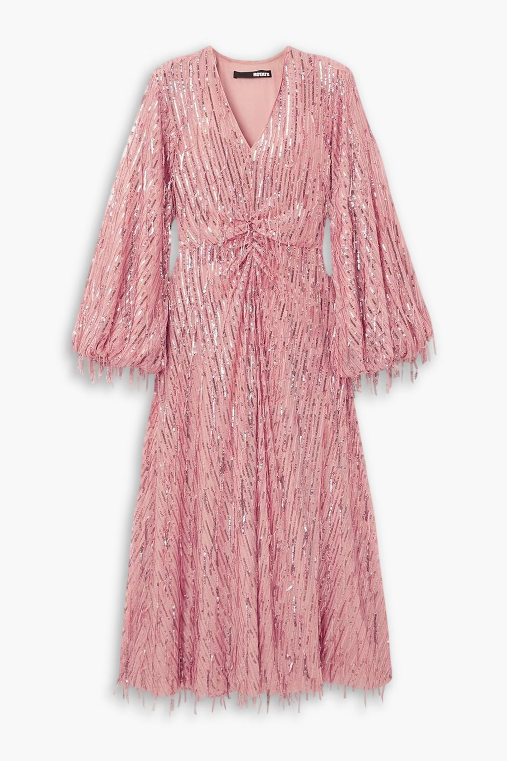 Sirin sequined chiffon midi dress | The Outnet (US and CA)