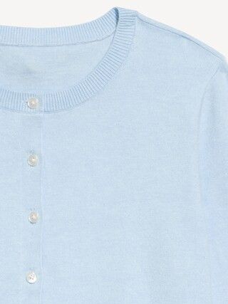 SoSoft Lite Cropped Crew-Neck Cardigan | Old Navy (US)