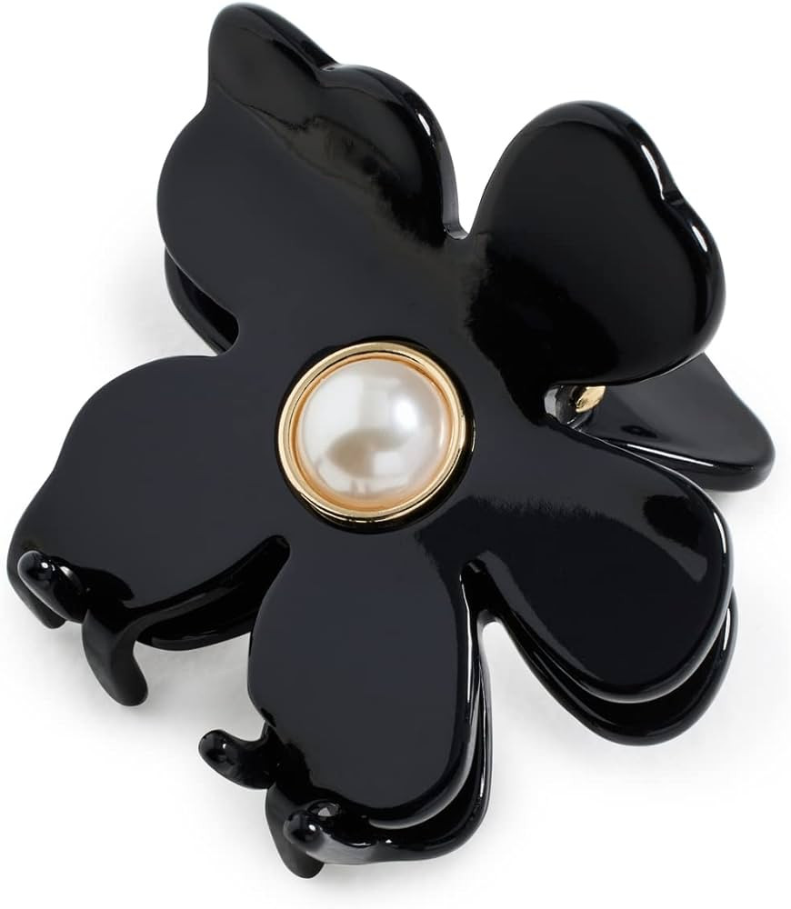 Lele Sadoughi Women's Lily Claw Clip, Jet, Black, One Size | Amazon (US)