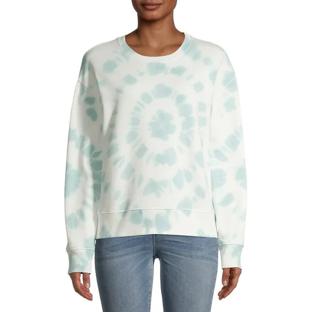 Time and Tru Women's Tie Dye Sweatshirt | Walmart (US)