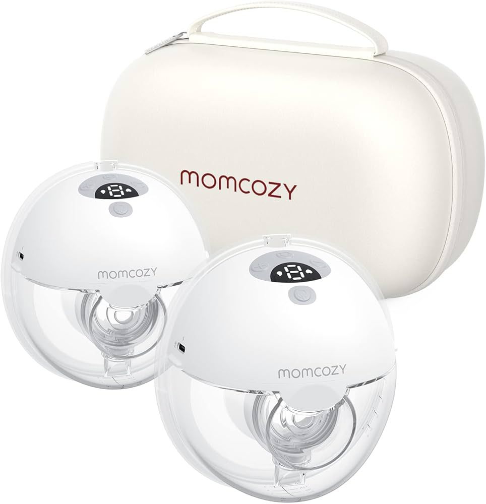 Momcozy M5 Hands Free Breast Pump, Wearable Breast Pump of Baby Mouth Double-Sealed Flange with 3... | Amazon (US)