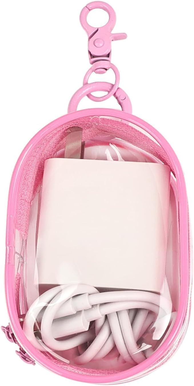 Portable Multi-Function Storage Box - Transparent, Organizes Data Cables, Earphones, Chargers, Ke... | Amazon (US)