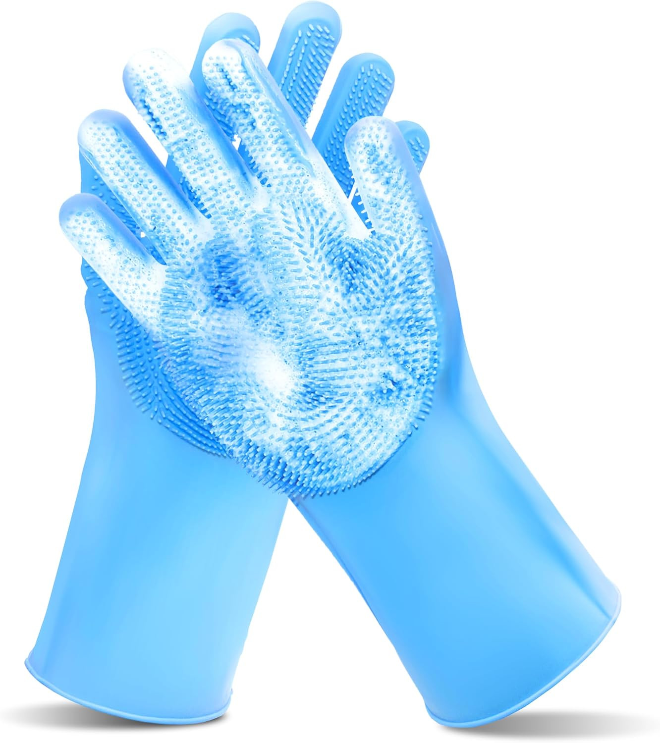 Pet Grooming Gloves—Dog Washing Gloves with High-Density Teeth | Amazon (US)