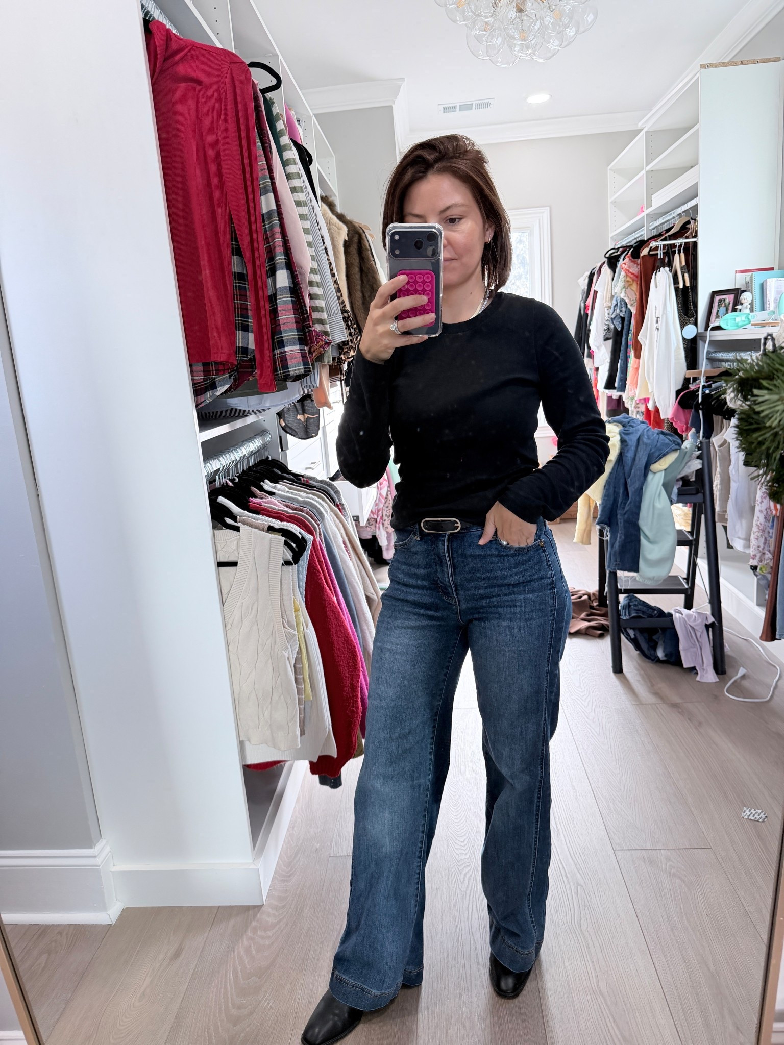 Love this outfit to run errands! This j crew shirt is perfect for everyday or layering 

#LTKootd #LTKdayinmylife #LTKFindsUnder100