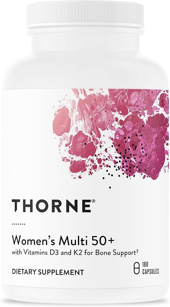 THORNE - Women's Multi 50+ - Comprehensive Daily Multivitamin with Vitamins A, B6, B12, C, D, E, ... | Amazon (US)
