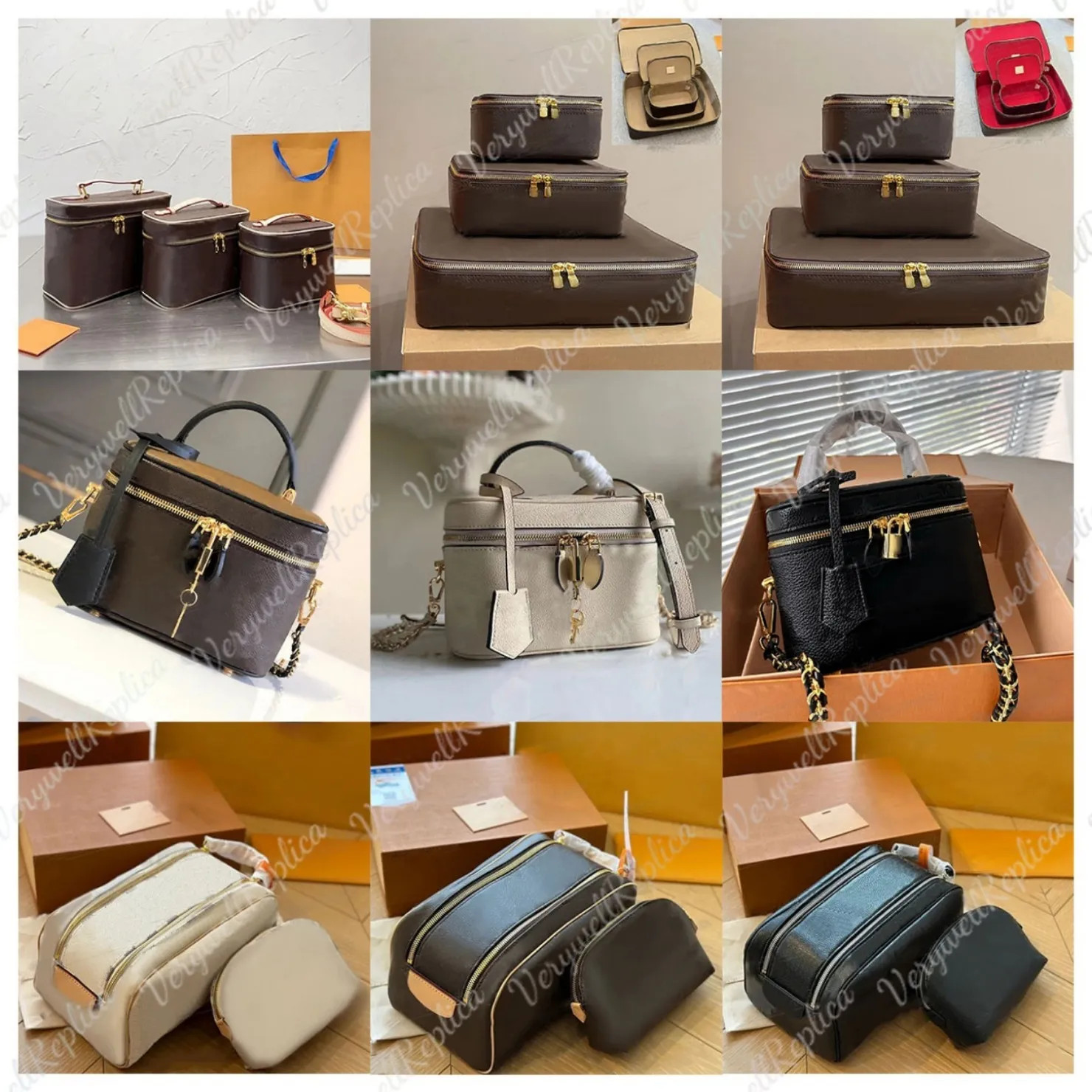 Cosmetic Bags Fashion Makeup Bag Women Designers Handbag Travel Pouch Ladies Purses High Quality ... | DHGate