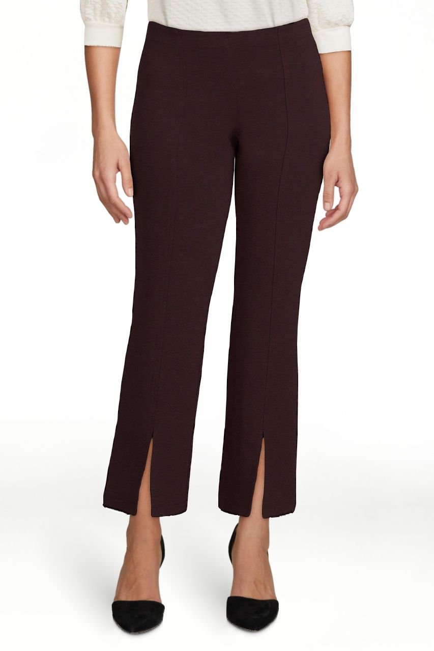 Time and Tru Women's Flare Ponte Pants, 30" Inseam for Regular | Walmart (US)