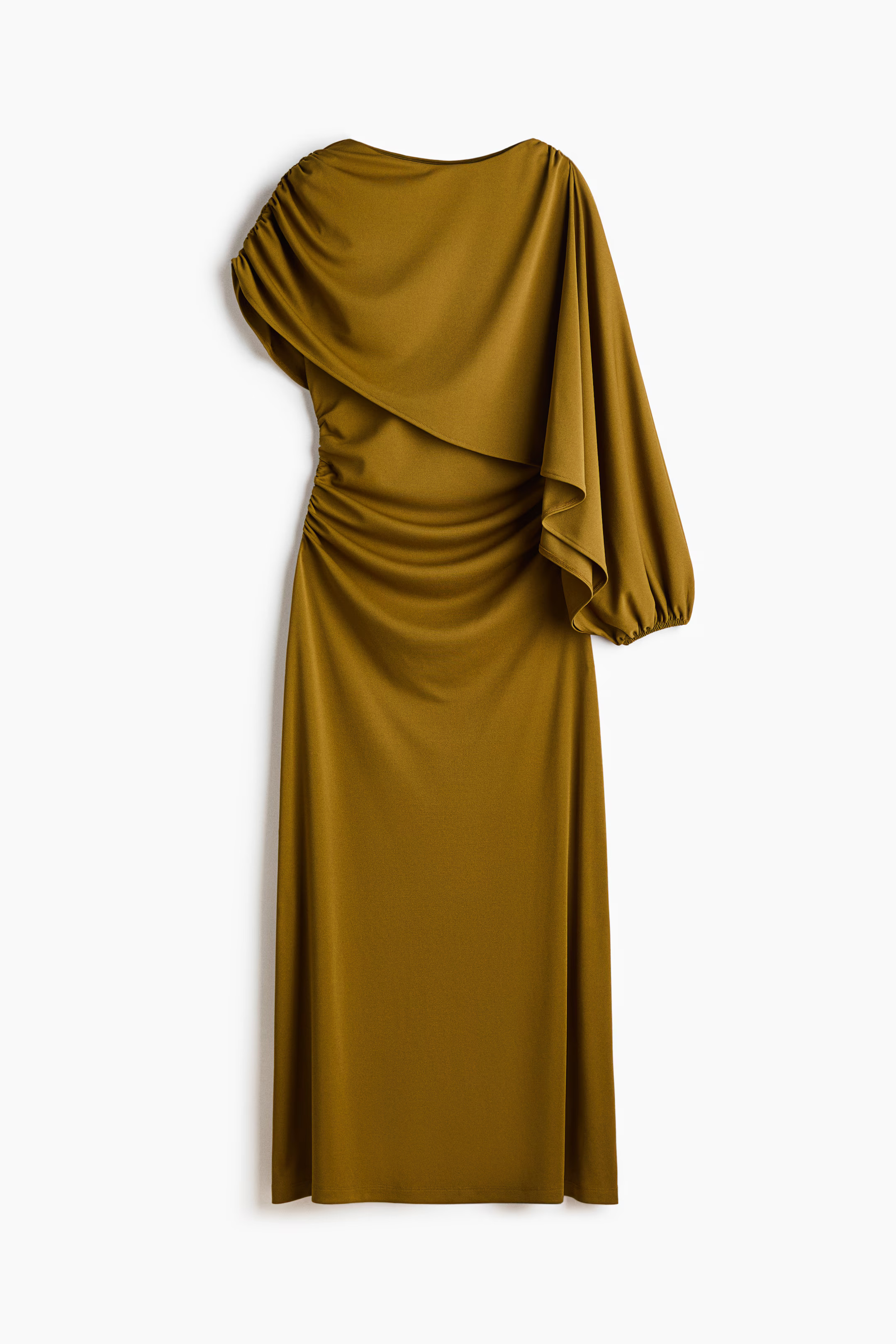 Draped Cape-Detail Dress | H&M (US + CA)