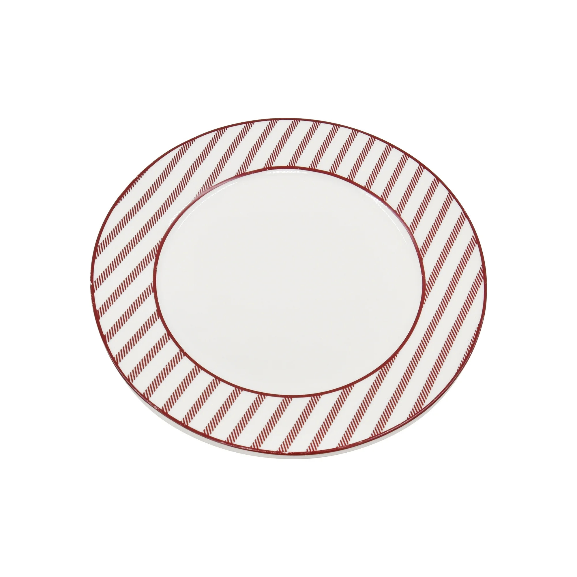 Holiday Time Christmas Red Stripe Ceramic Salad Plate, 9-inch, Festive Dinnerware, 1 Piece | Walmart (CA)