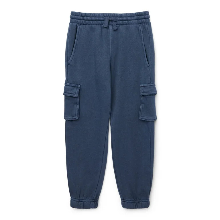 Wonder Nation Boys Fleece Cargo Pants, Sizes 4-18 & Husky | Walmart (US)