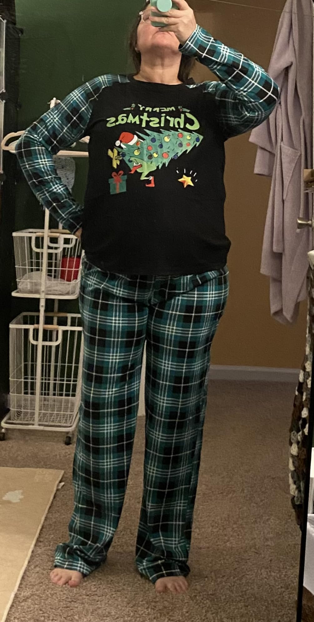 Manooby Christmas Pajamas for Family,Matching Christmas Pajamas Sets,Xmas Pjs for Women Men Dogs | Amazon (US)