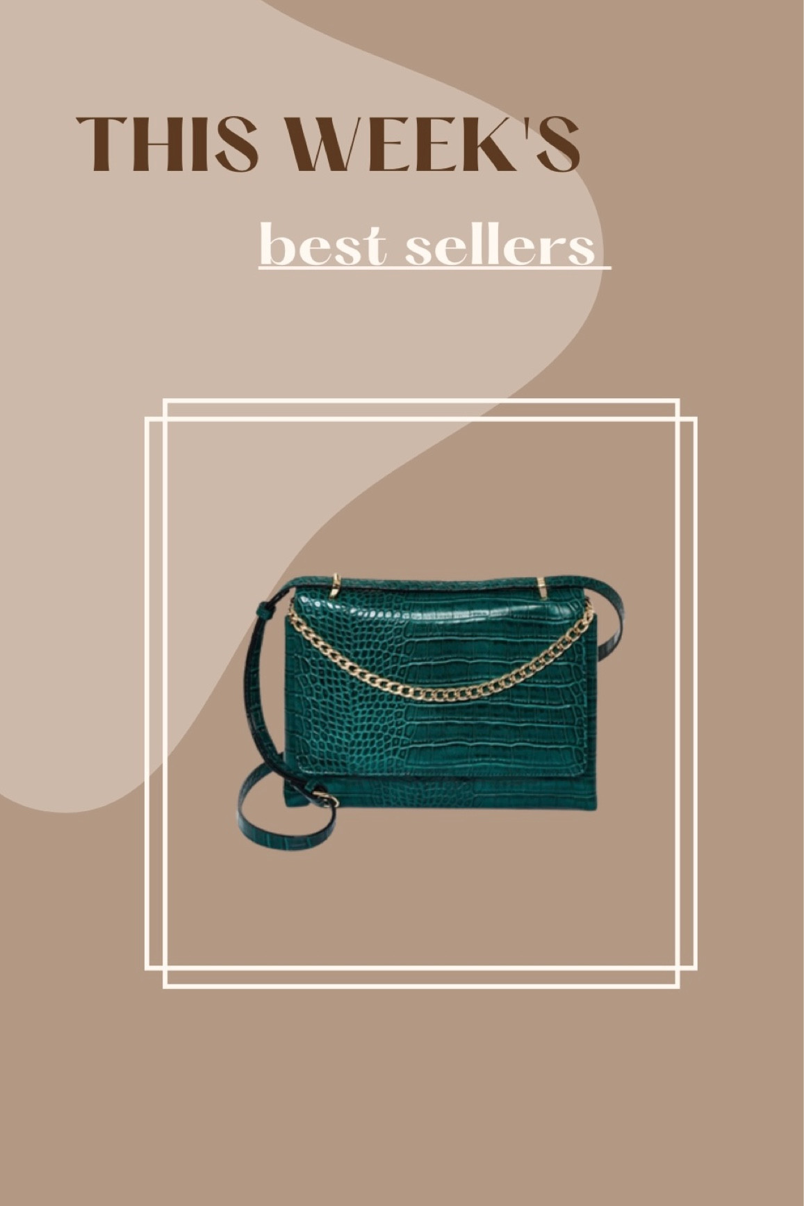 This weeks best sellers! 

How pretty is this emerald green handbag?! The gold detailing really makes it pop! 

I own this bag in the cream white & love how spacious it is! I always get tons of compliments. 

Green Purse
Green Handbag
Best Seller 
Fall Accessories
Fall Fashion
Handbags under $40 
Target Finds

#LTKstyletip #LTKunder50 #LTKitbag