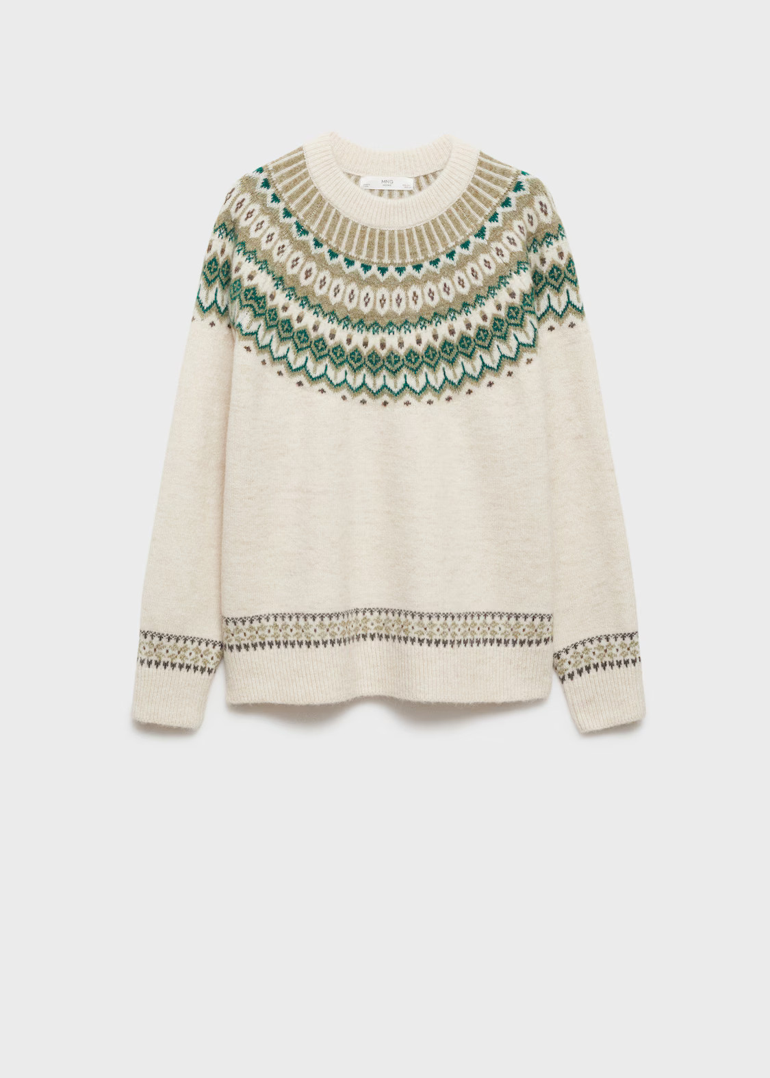 Round-neck knitted sweater - Women | MANGO United Kingdom | MANGO (UK)