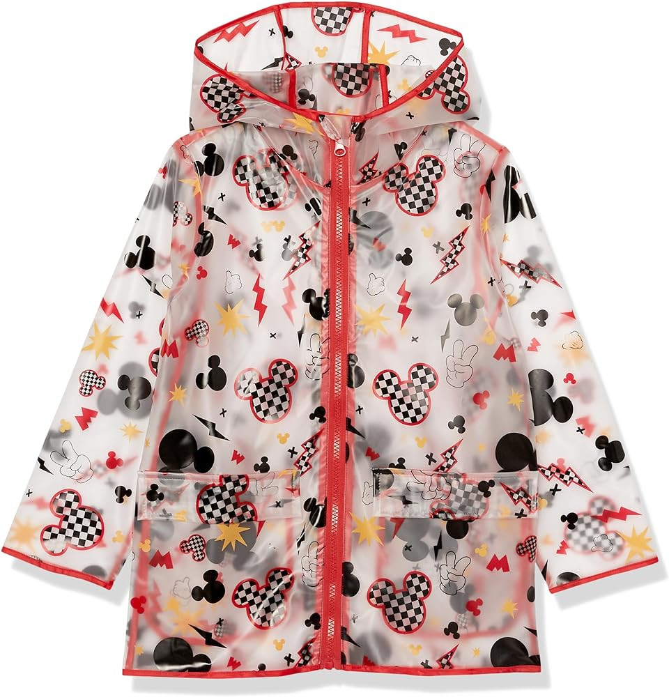 ABG Accessories Boys' Girls Rain Coat Disney Minnie, Mickey Mouse, Princess, Nickelodeon Paw Patr... | Amazon (US)