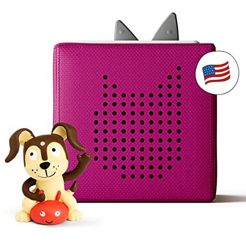 Toniebox Audio Player Starter Set with Playtime Puppy - Listen, Learn, and Play with One Huggable Little Box - Purple | Amazon (US)